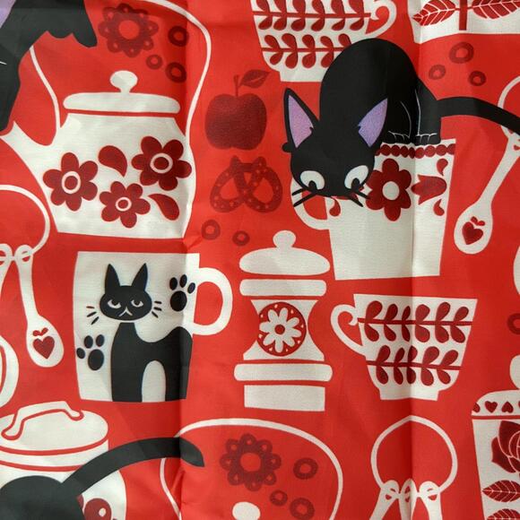 Kiki Delivery Cat Jiji Ghibli Studio Foldable Shopping Bag with Charm Purse NWT - Picture 3 of 3
